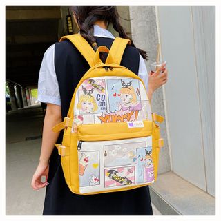 [ORDER-Y65881] BALO ĐI HỌC HỌA TIẾT ULZAANG CHỐNG THẤM TỐT