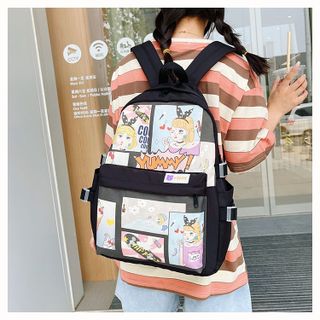 [ORDER-Y65881] BALO ĐI HỌC HỌA TIẾT ULZAANG CHỐNG THẤM TỐT