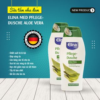 Sữa tắm nha đam ELINA MED PFLEGE- DUSCHE ALOE VERA 250ml nhập khẩu từ đức