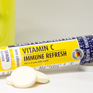 Viên sủi Demosana VitaminC immune refresh bổ sung vitaminC vị chanh