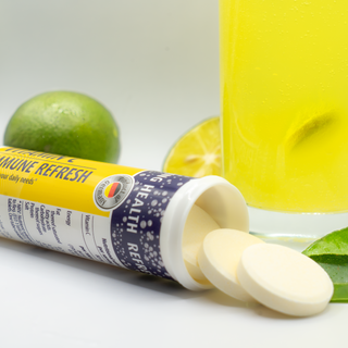 Viên sủi Demosana VitaminC immune refresh bổ sung vitaminC vị chanh