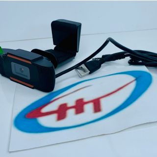 Webcam HD 720p kẹp mic, xoay 360 độ