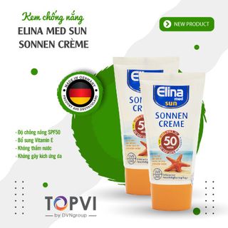 Kem chống nắng ELINA MED SUN SONNEN CRÈME SPF 50 nhập khẩu đức
