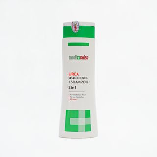 Dầu Tắm Gội 2 Trong 1 sạch Gàu Và Ngứa MEDI+SWISS UREA DUSCHGEL + SHAMPOO 2 IN 1 300ml nhập khẩu Đức