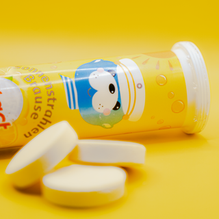 Viên sủi Intact mit Vitamin D3 vị chanh nhập khẩu đức (Dùng được cho trẻ nhỏ trên 4 tuổi))