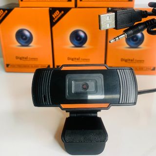 Webcam kẹp có mic 720p xoay 360 độ, hình ảnh HD rõ nét giá sỉ