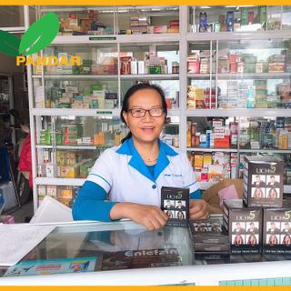 Dầu gội thảo dược đen tóc LICH5, không gây kích ứng, không gây hại da đầu, đen tóc sau 5 phút, hộp 10 gói, PANDAR