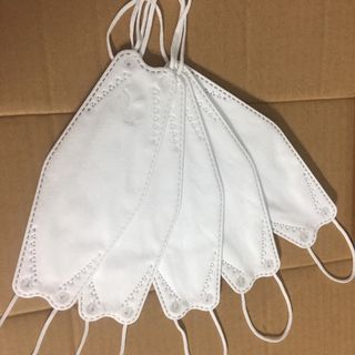 thùng 50 hộp khẩu trang 4d KF94 công nghệ Hàn Quốc 4 lớp màu trắng kháng khuẩn( hộp 10 cái)