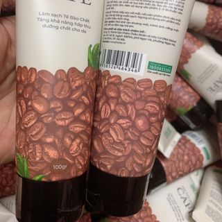 Gel Tẩy Tế bào chết cà phê, sạch da, 100g, Cỏ cây hoa lá, PANDAR