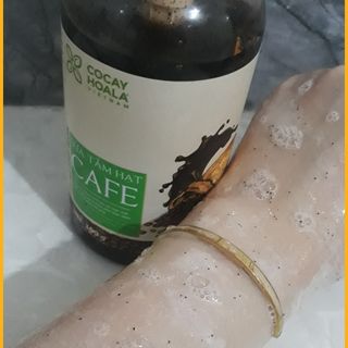 Sữa tắm cà phê, khử mùi cơ thể, sáng da rạng rỡ, tẩy tế bào chết hiệu quả, chai 300g, Cỏ cây hoa lá, PANDAR