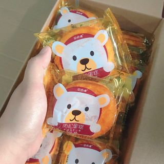 Bánh ruốc gấu chà bông thùng 1,5kg