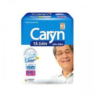 Tả Dán Người lớn Caryn ( size M 10 Vòng bụng 61 - 106 cm ) gói 10 miếng Bao 6 gói