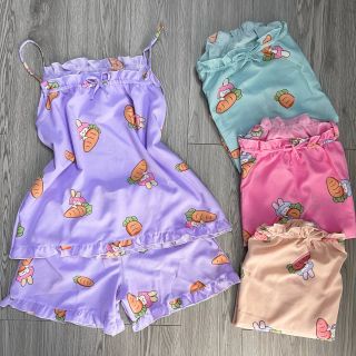 Đồ bộ tiểu thư 2 dây mặc nhà chất lụa satin