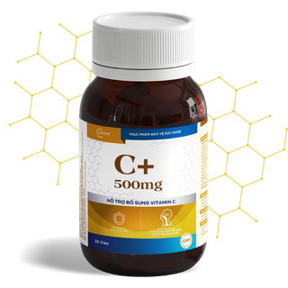Vitamin C+ 500mg - Tăng cường đề kháng và bảo vệ hệ hô hấp (thùng 50 hộp)