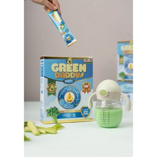 Sữa non Green Daddy Biotic, sữa bột tinh chất cần tây dành cho trẻ biếng ăn, táo bón, tiêu hóa kém, hộp 25 gói x 20g giá sỉ