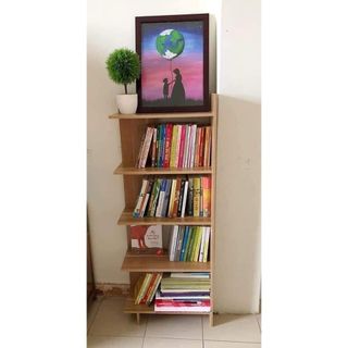 Kệ góc gỗ 5 tầng đa năng - Kệ sách gỗ - Kệ để đồ đa năng trang trí nhà cửa , kệ gỗ tự tháo lắp dễ dàng , giá rẻ chất lượng
