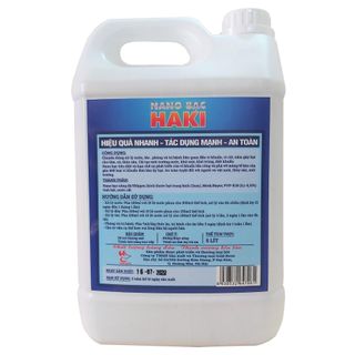 Nano bạc khử trùng, diệt nấm, mốc nguyên chất đậm đặc 500ppm – can 5l