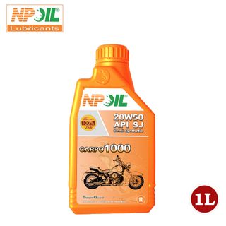 DẦU NHỚT XE SỐ CAO CẤP 4T CARPO 1000 - API SJ/SAE 20W50 NPOIL (1 LÍT)