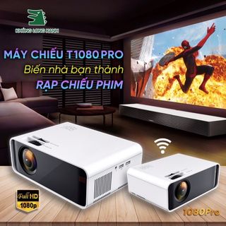 Máy chiếu KHỦNG LONG XANH T1080Pro Anroid,Youtube,Netflix, trợ hd+ ,kết nối latop,hdmi, tivibox, đt...