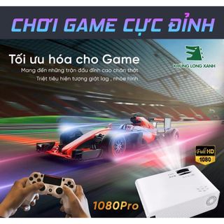 Máy chiếu KHỦNG LONG XANH T1080Pro Anroid,Youtube,Netflix, trợ hd+ ,kết nối latop,hdmi, tivibox, đt...