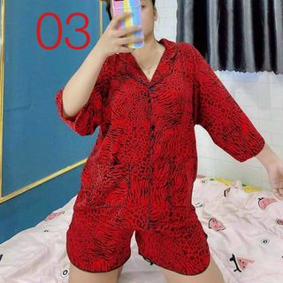 Pijama quần đùi form áo cánh dơi rộng rãi giá sỉ