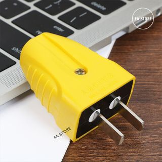Phích cắm dẹp chuẩn Nhật màu vàng