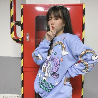 Áo sweater in ngựa rõ đẹp