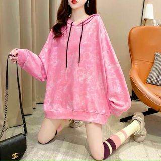Áo hoodie loang màu thun nỉ ngoại siêu ngầu