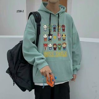 Áo hoodie form dưới 70kg thun nỉ ngoại siêu ngầu