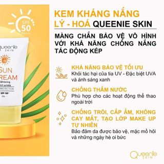 Kem chống nắng lý hóa Queenie skin giá sỉ