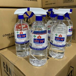 CHAI 1 LÍT CỒN Y TẾ 70 ĐỘ
