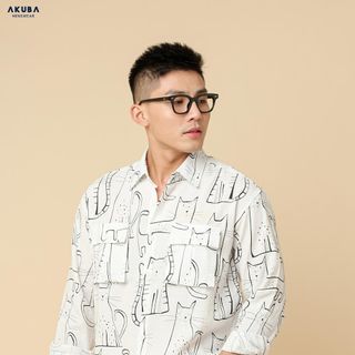 ÁO SƠ MI TAY DÀI AKUBA - B313