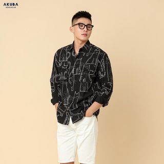 ÁO SƠ MI TAY DÀI AKUBA - B313