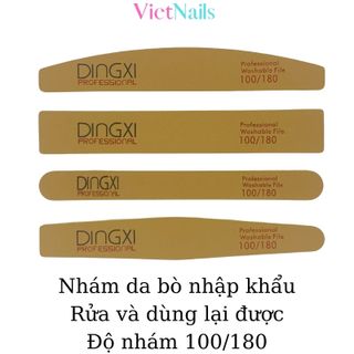 Dũa móng tay móng bột da bò DINGXI lốc 25 cây giá sỉ