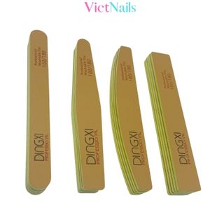 Dũa móng tay móng bột da bò DINGXI lốc 25 cây