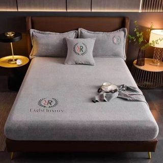 Bộ Ga Gối Nỉ Tuyết Sữa Mịn