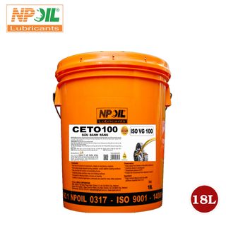 DẦU BÁNH RĂNG CETO 100 – ISO VG 100 NPOIL (XÔ 18 LÍT) giá sỉ