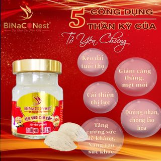 Yến hũ Chưng Sẵn Đường Phèn( 30% yến tươi nguyên chất)