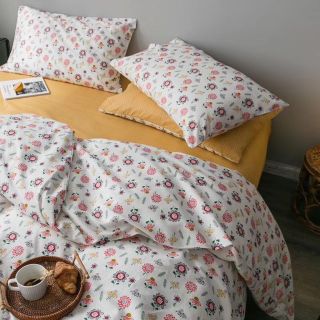 Bộ Chăn Ga Gối Cotton Living Mềm Mát