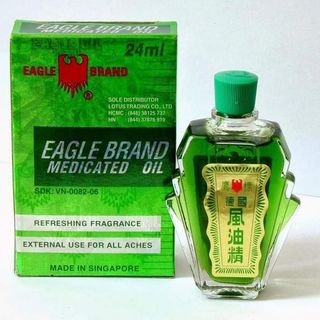 Dầu gió xanh (Mỹ ) hiệu Con Ó Eaglee Brand Medicated Oil 24ml giá sỉ
