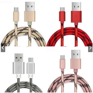 [Sạc Nhanh] Dây sạc samsung, oppo, xiaomi...,Cáp sạc cổng Micro USB thiết kế dây bện dù cho điện thoại androi giá sỉ