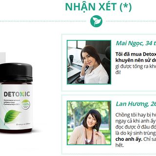 Viên uống Detoxic của Nga diệt ký sinh trùng, diệt hôi miệng, cải thiện tiêu hóa