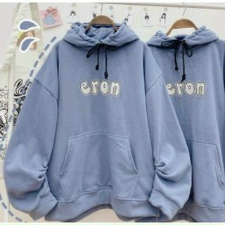 Áo hoodie in eron tay phồng nhúng form dưới 70kg thun nỉ ngoại siêu ngầu