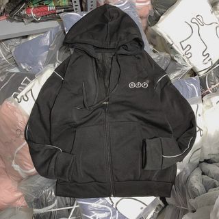 Áo Hoodie logo in nổi form dưới 70kg thun nỉ ngoại mềm mịn