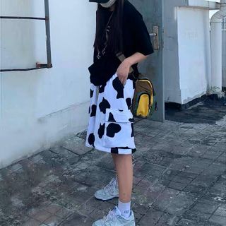 Quần thun cotton lửng bò sữa có túi cá tính