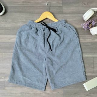 Quần nhung lửng có túi sau phong cách cá tính