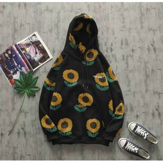 Áo hoodie bông cúc form dưới 70kg không lem màu