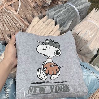 Áo hoodie chống nắng tránh mưa chất thun nỉ ngoại hình logo in hoạt hình cún form dưới 70kg tay phồng cánh dơi