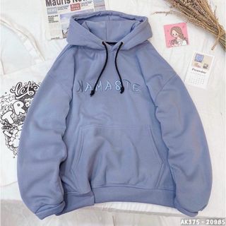 Áo hoodie Namaste form dưới 70kg thun nỉ ngoại siêu ngầu