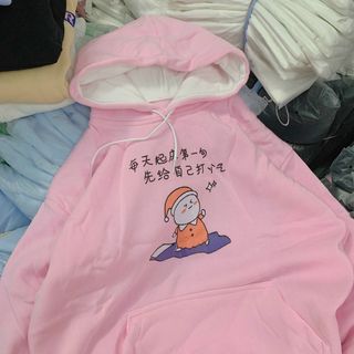 Áo Hoodie logo in nổi chữ hàn form dưới 70kg thun nỉ ngoại mềm mịn